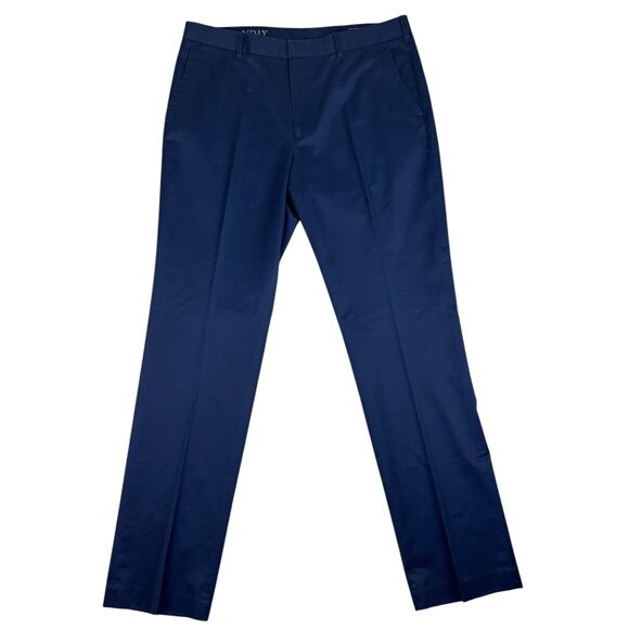 Bonobos Pants Mens 35x34 Blue Weekday Warrior Monday Straight Fit Preppy Casual - Picture 1 of 11